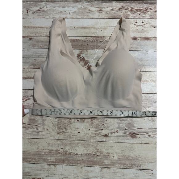 Soma Enbliss Bralette Size Small Removable Pads Bra Beige Lightweight - Picture 4 of 4